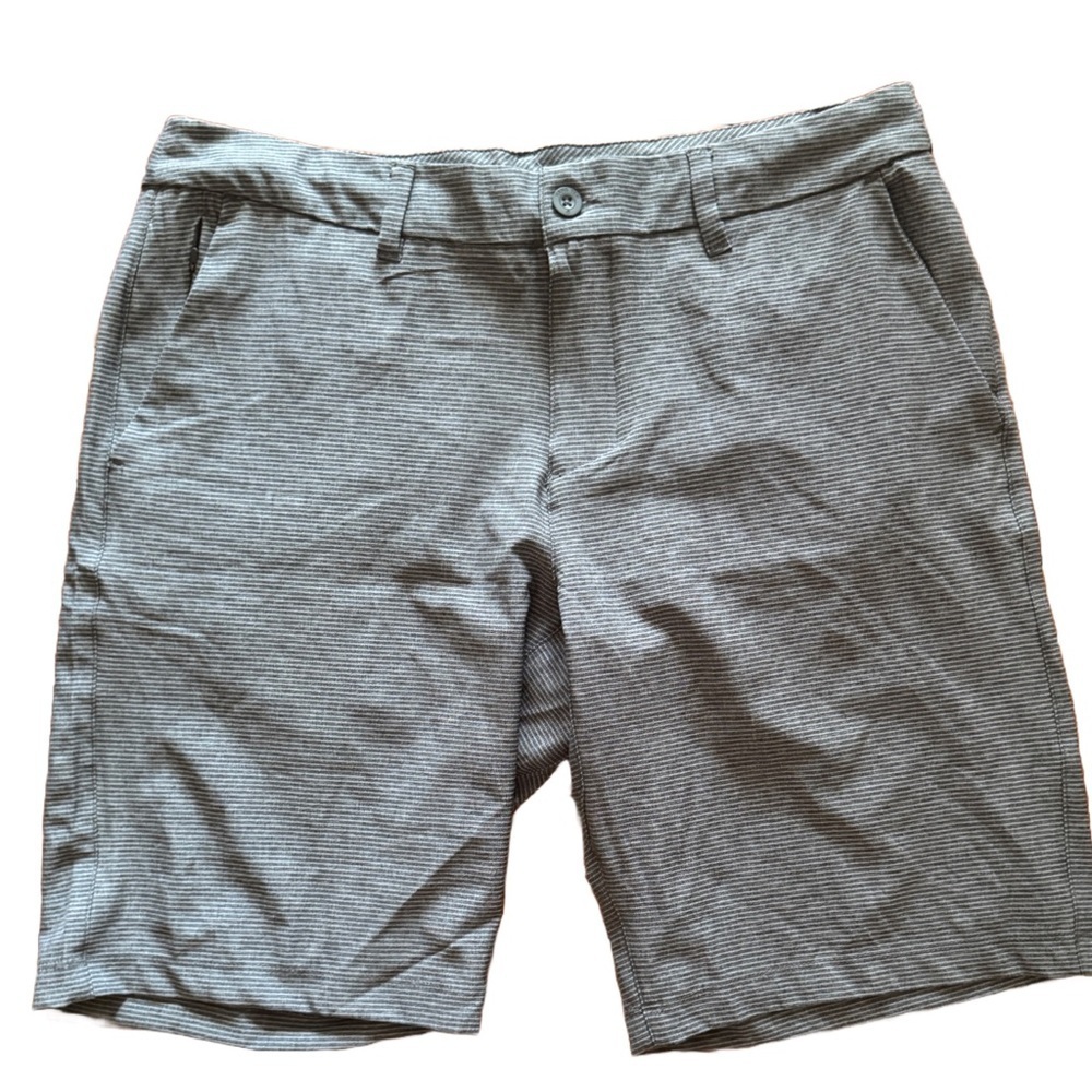 Hang Ten Men's Gray Striped Shorts Size 36